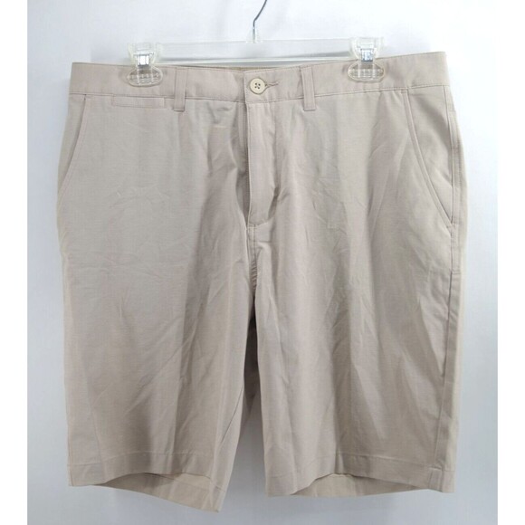 Johnnie O Shorts Mens 34 Golf Club Chino Performance Hybrid Flex Surf Pant Beige - Picture 1 of 9